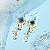 Brass Dangle Earring EJEW-TA00479-2