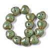 Handmade Porcelain Beads PORC-S498-15A-15-3