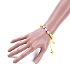 Adjustable Nylon Thread Braided Bead Bracelets BJEW-JB05124-01-4