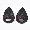 PU Leather Big Pendants FIND-R072-10-B03-1