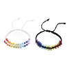 2Pcs Handmade Glass Seed Beaded Braided Bead Bracelets for Women BJEW-JB11946-2