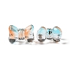 Transparent Spray Painted Glass Beads GLAA-I050-11C-3