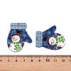 Christmas Theme Printing Acrylic Pendants BACR-N002-01B-3