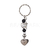 Resin Heart Charms Keychains KEYC-JKC00610-02-1