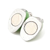 Heart Alloy Enamel Magnetic Clasps ENAM-G220-01C-3