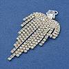 Brass Rhinestone Pendants KK-I715-11S-01-2