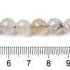 Dyed & Heated Natural Agate Beads Strands G-P539-D01-04-5