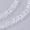 Transparent Glass Beads Strands GLAA-R135-2mm-10-3