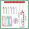 2Sets Plastic Candy Cane Pendant Decorations FIND-SC0013-43-2