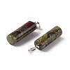 Natural Mixed Stone Pendants G-E135-02P-4