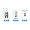 304 Stainless Steel Folding Crimp Ends STAS-TA0004-34-9
