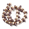 Handmade Lampwork Bumpy Beads Strands LAMP-U001-01C-1-1