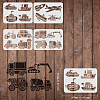 PET Hollow out Drawing Painting Stencils Sets for Kids Teen Boys Girls DIY-WH0172-442-2