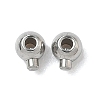 304 Stainless Steel Crimp Beads X-STAS-G361-02P-1