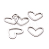 Non-Tarnish 201 Stainless Steel Linking Rings X-STAS-R111-LA105-01-1