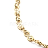 304 Stainless Steel Infinity Link Chain Bracelet for Women BJEW-B064-09G-2
