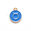 Alloy Enamel Pendants X-ENAM-S124-01B-02C-2