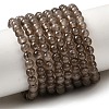 Natural Smoky Quartz Beads Strands X-G-B167-A09-4mm-4