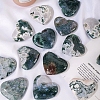 Natural Moss Agate Healing Heart Figurines PW-WG85358-01-4