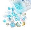 DIY Round Acrylic & Glass Beads Bracelets Jewelry Kits DIY-FS0006-29B-4