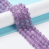 Dyed Natural Malaysia Jade Beads Strands G-G021-02A-05-1