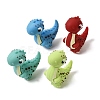 Cartoon Dinosaur Food Grade Eco-Friendly Silicone Focal Beads SIL-C010-01-2