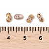 Picasso Glass Seed Beads SEED-Q038-02C-2