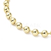Rack Plating Brass Ball Chain Necklaces for Women NJEW-G102-01D-G-2