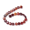 Natural Red Agate Beads Strands G-K359-C13-01-3