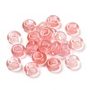 Watermelon Stone Glass European Beads G-R488-02I-1