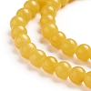 Natural Mashan Jade Round Beads Strands G-D263-4mm-XS07-3