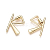 Brass Screw Carabiner Lock Charms KK-I663-01G-K-2