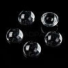 Transparent Half Round Glass Cabochons X-GGLA-R027-14mm-6