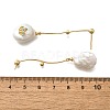Crown Brass Stud Earrings EJEW-Z086-14G-5