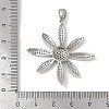 Brass Micro Pave Cubic Zirconia Pendants KK-M322-27P-3