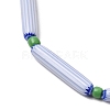 Handmade Lampwork Chevron Beads LAMP-Z019-01-12-3
