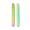 Rainbow Color 304 Stainless Steel Flat Ring Blanks FIND-WH0044-93M-1