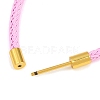 Braided Steel Wire Bracelet Making KK-CBA6056-03E-G-4