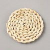 Handmade Corn Straw Woven Placemats AJEW-TAC0035-16-1