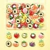 50Pcs Opaque Cartoon Resin Cabochons CRES-FS0001-19-6