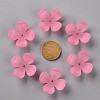 Frosted Acrylic Bead Caps MACR-S371-06A-704-3