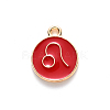 Alloy Enamel Pendants LS-ENAM-S124-01A-07G-2