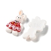 Opaque Resin Cabochons X-RESI-G121-03-2