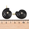 Natural Obsidian Pendants G-H353-02G-06-3