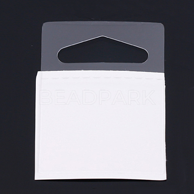 PET Self Adhesive Hang Tabs LS-CDIS-WH0015-19-1