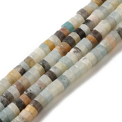 Natural Flower Amzonite Beads Strands G-H230-52-1