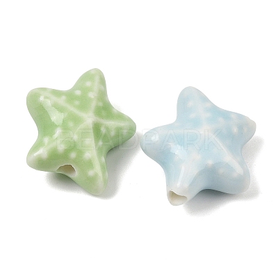 Handmade Porcelain Beads PORC-D026-02B-1