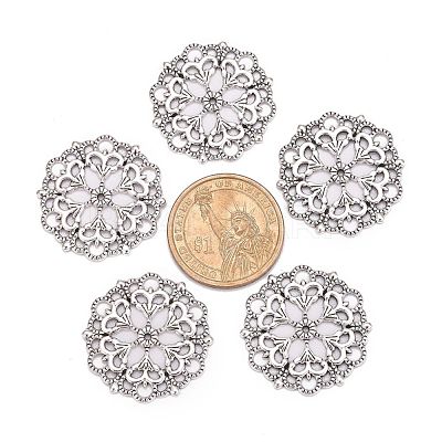 Tibetan Style Filigree Joiners Links TIBE-A11623-AS-LF-1