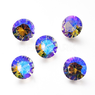 Cubic Zirconia Pointed Back Cabochons ZIRC-H108-11B-001PS-1