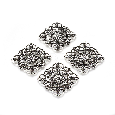Tibetan Style Filigree Joiners LS-TIBEP-A2690-AS-FF-1